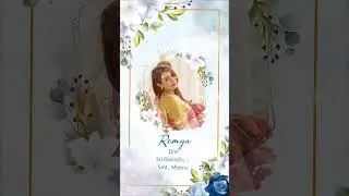 Wedding Invitation Video NS31 || e-card || Whatsapp Invite Video || English
