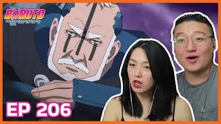 NEW TEAM 7 VS BORO | Boruto Episode 206 Couples Reaction & Discussion