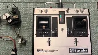 Operation of the Futaba 8J transmitter