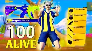 100ALIVE!?😱 IT'S 100 OR 50 ALIVE? DOUBLE RECALL 2×2 KILOMETERS LIVIK MAP 🔥PUBG MOBILE