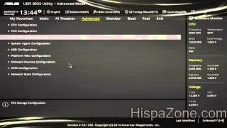 Bios UEFI ASUS X99 Deluxe - HispaZone.com