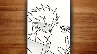 How to Draw Cool Anime Character Step by Step | Easy Anime Drawing | Anime | Drawing | Easy Drawing