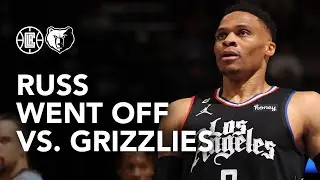 Russell Westbrook Goes Off In Win vs Memphis | LA Clippers