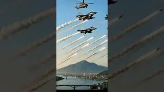 Fighter Jet Fury City Under Rocket Attack! 🚀 #Shorts #FighterJet