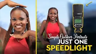 Easy Outdoor Portraits With One Speedlight / BTS / Tales of A Ugandan Photographer /Off Camera flash