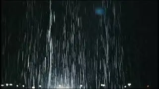 Heavy Rain on a Dark Street - 10 Hours Sleep Sounds (Low Light)