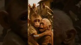 Baby Monkey Crying 💔 | Most Emotional Moment #shorts #monkey #puppy #rio