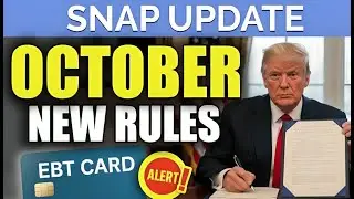 SNAP Rules October 2025 &mdash; Food Stamps Changes Explained in 4 Minutes