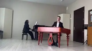 Lebădă - Saint Sa&euml;ns. Berzan Marian, elev Şcoala de Arte Doroțcaia, premiul 1, Concurs Ștefan Neaga.