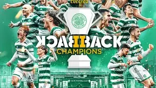 Celtic SPFL Champions 2022-2023 arrive @CelticFC Park  7th May 2023.