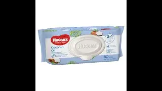 Huggies Coconut oil baby wipes