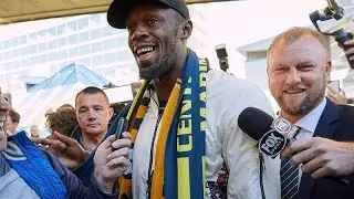 Usain Bolt zum Probetraining in Sydney eingetroffen