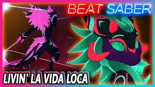 She'll Knock you out! Livin' La Vida Loca - Ricky Martin | Beat Saber | Full Body Tracking vr | FC