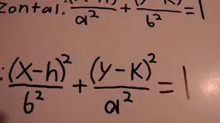 PreCalculus  Ellipses LW