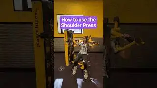 How to use the Shoulder Press #planetfitness #shoulderpress #gym #fitness