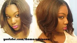 Middle Part BOB (CHEAP HAIR) lol