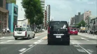 ドライブ　名古屋から岐阜長良までの旅・Journey from Nagoya to Nagara Gifu