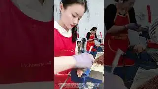 The speed is too fast! She can wrap this magnetic ring in a few seconds!