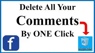 How to delete all your comments on Facebook One Click