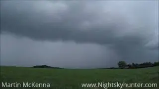 Time Lapse Of High Precip Linear Cells - Maghera June 23rd 2016