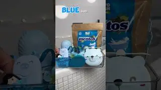 Blue bath 🩵 What's next? #asmr #bathroutine#bathessentials #night #shorts #fyp #viral #bathtime
