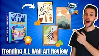 How To Make Money By Creating & Selling AI Wall Art! [Trending AI Wall Art Review]