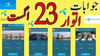 23 August 2020 Questions and Answers | My Telenor App | Telenor Quiz Today Answers | Daily Quiz |
