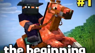 The new beginning, playing Minecraft for first time