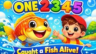 One Two Three Four Five 🐟 | Catch a Fish Song | Nursery Rhymes for Kids