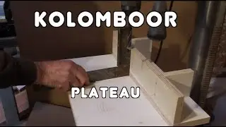 Timmertip 539 Kolomboor- plateau goedkoop zelf te maken