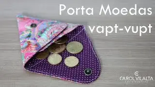 Porta moedas SUPER fácil | Como fazer