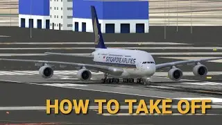How to TAKE OFF in REAL FLIGHT SIMULATOR