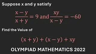 Olympiad Mathematics #olympiad #Mathematics #equation