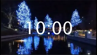 10 Minute Christmas Lights Timer - LoFi  Classroom Countdown Timer