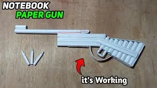 How to make paper gun that shoots paper bullets | How to make paper gun | Paper gun |Origami Guns