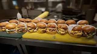 This Burger Rush Literally Finished Our Buns!