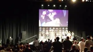 UFC 156 Weigh-Ins at Mandalay Bay in Vegas - Chico Camus and Dustin Kimura