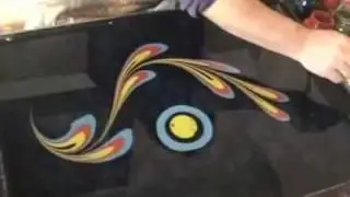 Painting on water