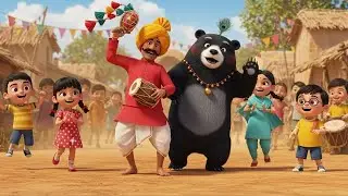 Kalu Madari Aaya | कालू मदारी आया | Nursery Rhyme | Kids Song | Hindi Rhymes | Cocomine🎶