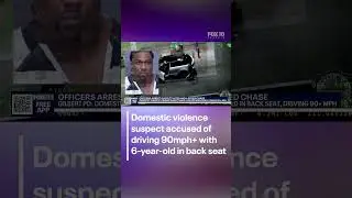 Domestic violence suspect leads police on high-speed chase with child in car | FOX 10 Phoenix