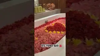 The making of flower bath 🌺 🛁