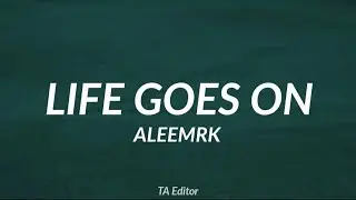 Aleemrk - Life Goes On (Lyrics)