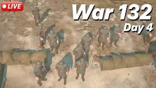 🔴 FOXHOLE AIRBORNE // WAR 132 - DAY 4 // WARDEN FRONTLINE // LIVE GAMEPLAY