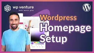 Как настроить домашнюю страницу в WordPress