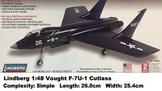 Lindberg 1:48 Vought F-7U-1 Cutlass Kit Review