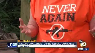 $10,000 challenge to find illegal gun sales at San Diego gun show