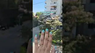 Sakura nail art for client Japan trip #Shorts #nailart #sarjapurroad #bangalore #indiranagar