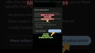 КАК ОТМЕНИТЬ ПОДПИСКУ НА ЧЛЕНСТВО НА YOUTUBE ОТКЛЮЧИТЬ ОТМЕНУ ЧЛЕНСТВА НА ANDROID