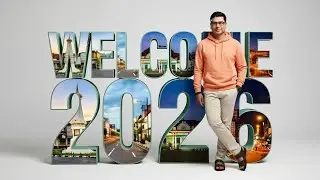 Simple Trick দিয়ে Create AMAZING New Year 2026 Photo Designs  | Easy Photo Editing Bangla Tutorial ✨