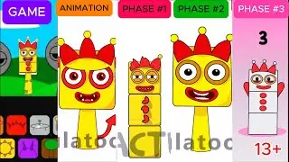 Incredibox Sprunki OC: Three (from Numberblocks) Game,Animation,Phase1,Phase2,Phase3  |SprunkBoost